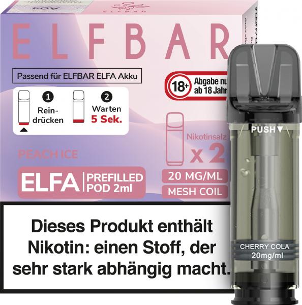 Elfbar Elfa Pod Peach Ice 20mg/ml