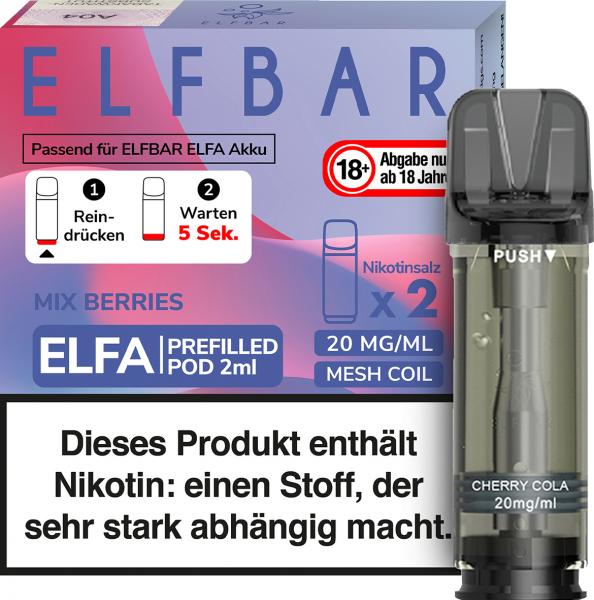 Elfbar Elfa Pod Mix Berries 20mg/ml