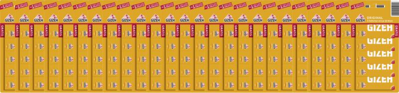 Gizeh Filterpapier Original gelb