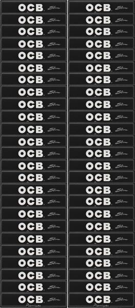 OCB Filterpapier Schwarz Premium Long Slim