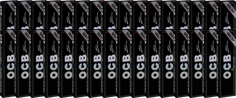 OCB Schwarz Premium Long Slim + Tips