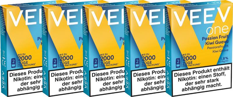Veev One Pods Passionfruit Kiwi Guava