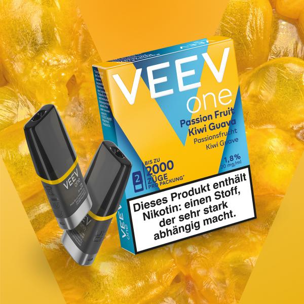 Veev One Pods Passionfruit Kiwi Guava