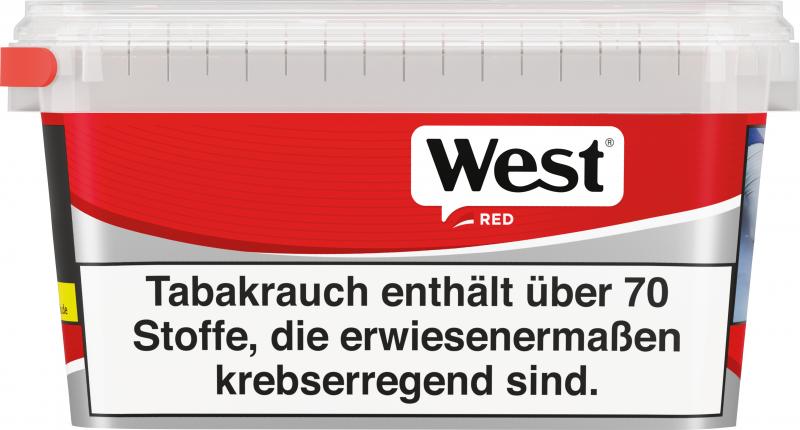 West Red Volume Tobacco Box