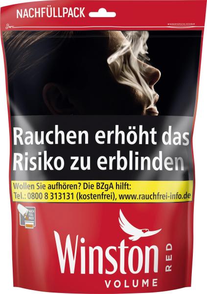 Winston Volume Red Zip Bag-XXXL Nachfüllpack