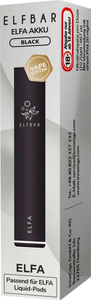 Elfbar Elfa Akku 500mAh schwarz - 7,95 EUR