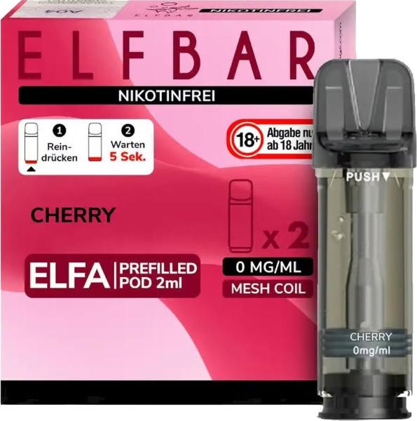 Elfbar Elfa Pod Cherry 0mg/ml - 8,99 EUR