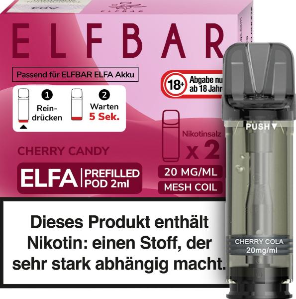 Elfbar Elfa Pod Cherry 20mg/ml