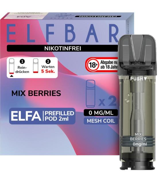 Elfbar Elfa Pod Mix Berries 0mg/ml - 8,99 EUR