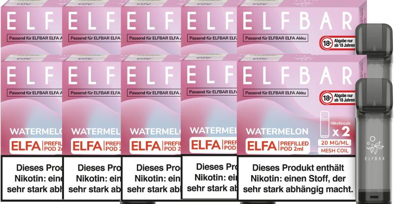 Elfbar Elfa Pod Watermelon 20mg/ml - 8,99 EUR