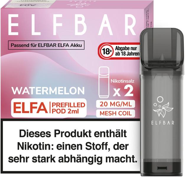 Elfbar Elfa Pod Watermelon 20mg/ml - 8,99 EUR