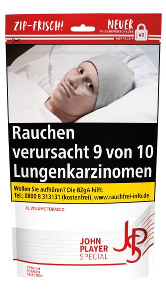 JPS Red XL Volume Tobacco ZipBag