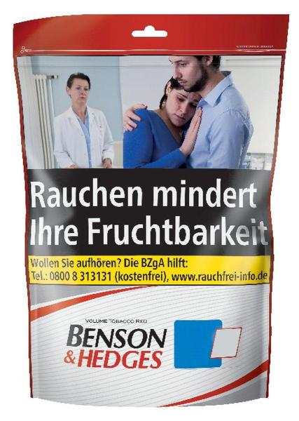 Benson & Hedges Volume Red Zip Bag 3XL