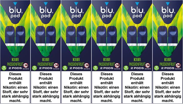 blu Pod Kiwi Passionfruit 18mg/ml - 10,95 EUR