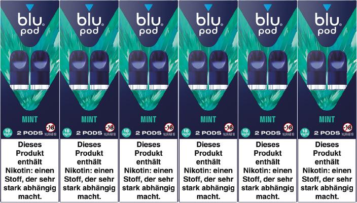 blu Pod Mint 18mg/ml - 10,95 EUR