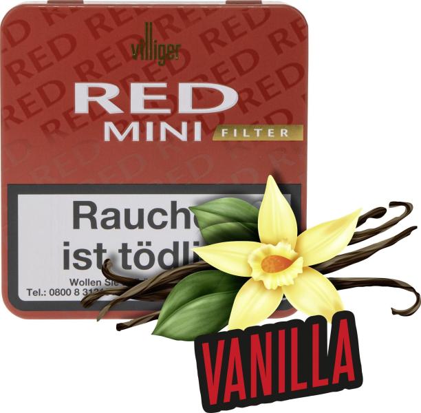 Villiger Red Mini Filter- Vanilla