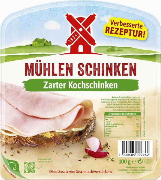 Rügenwalder Mühle Mühlen Schinken zarter Kochschinken