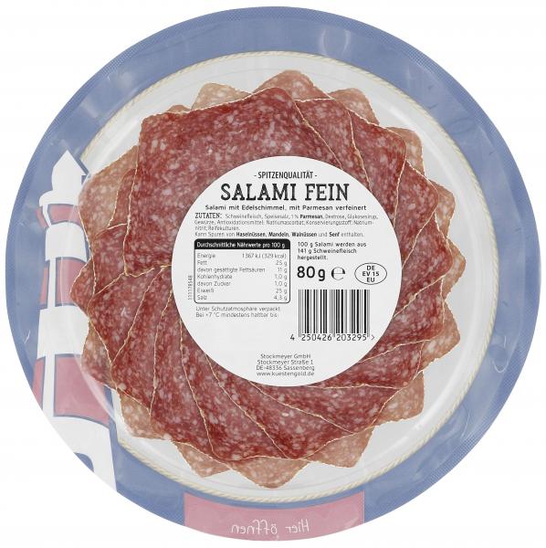 Küstengold Salami fein