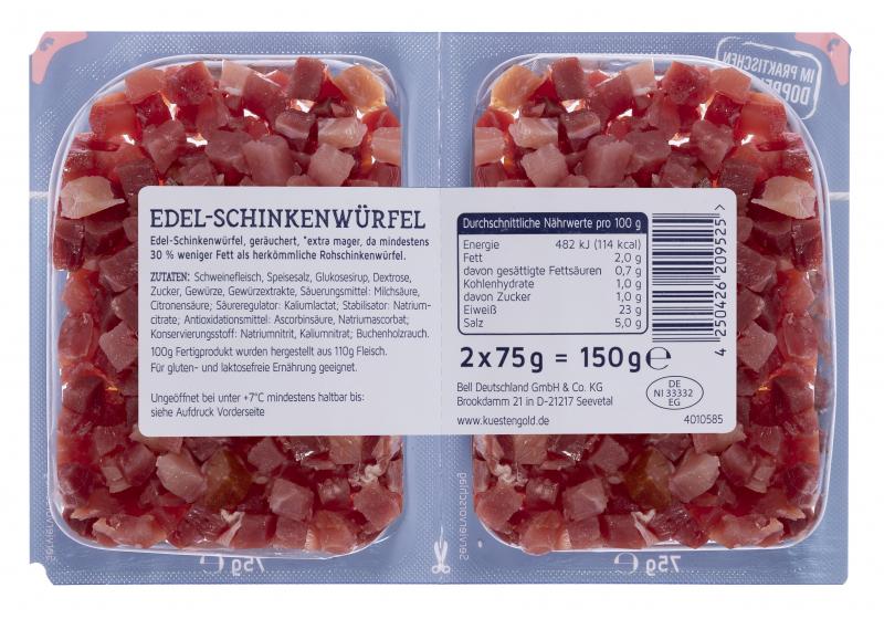 Küstengold Edel-Schinkenwürfel extra mager