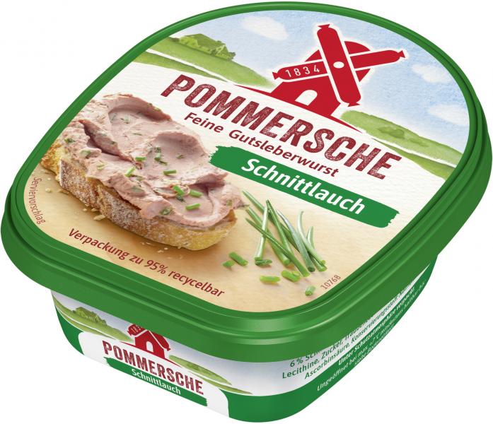 Rügenwalder Mühle Pommersche Feine Gutsleberwurst Schnittlauch