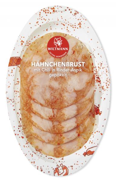 Wiltmann Hähnchenbrust mit Chili in Rinder-Aspik