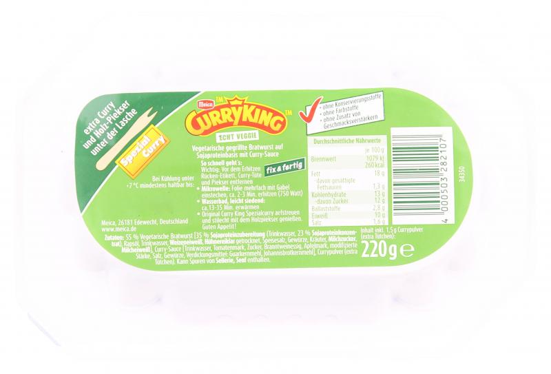 Meica Curry King Echt Veggie