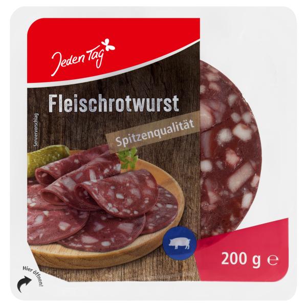 Jeden Tag Fleischrotwurst