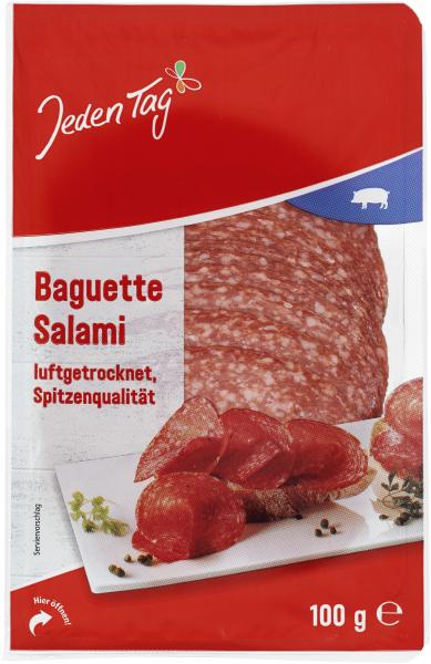 Jeden Tag Baguettesalami luftgetrocknet