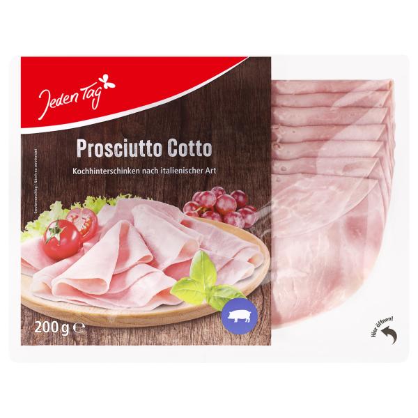 Jeden Tag Prosciutto Cotto Kochhinterschinken