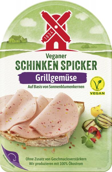Rügenwalder Mühle Veganer Schinken Spicker Grillgemüse
