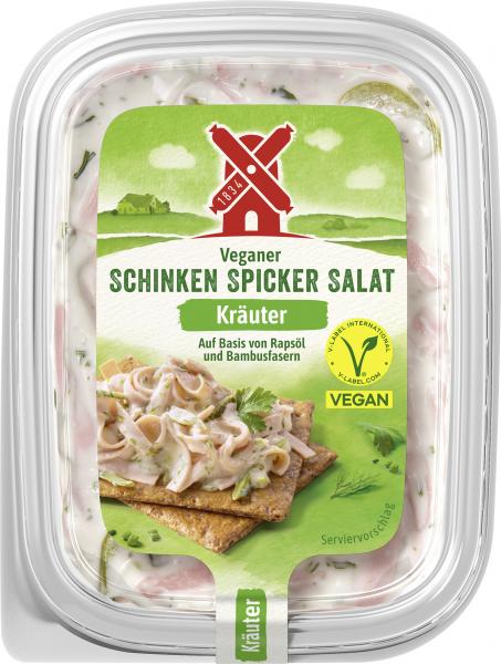 Rügenwalder Mühle Veganer Schinken Spicker Salat Kräuter