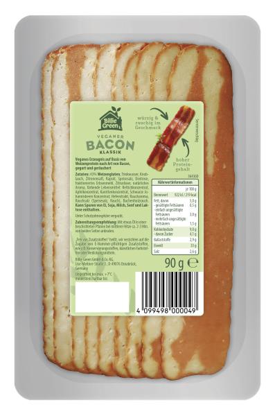 Billie Green veganer Bacon Klassik
