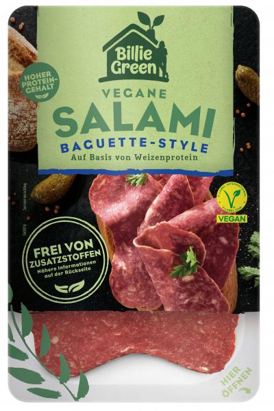 Billie Green vegane Salami Baguette Style