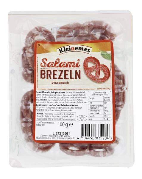Kleinemas Salami Brezeln