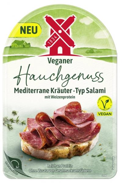 Rügenwalder Mühle Veganer Hauchgenuss Mediterrane Kräuter Typ Salami