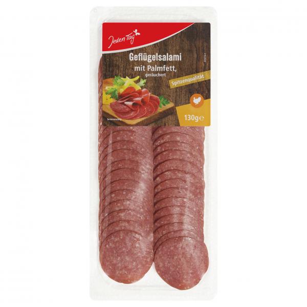 Jeden Tag Geflügelsalami
