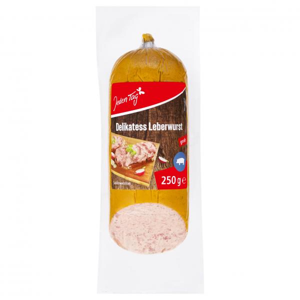 Jeden Tag Leberwurst grob