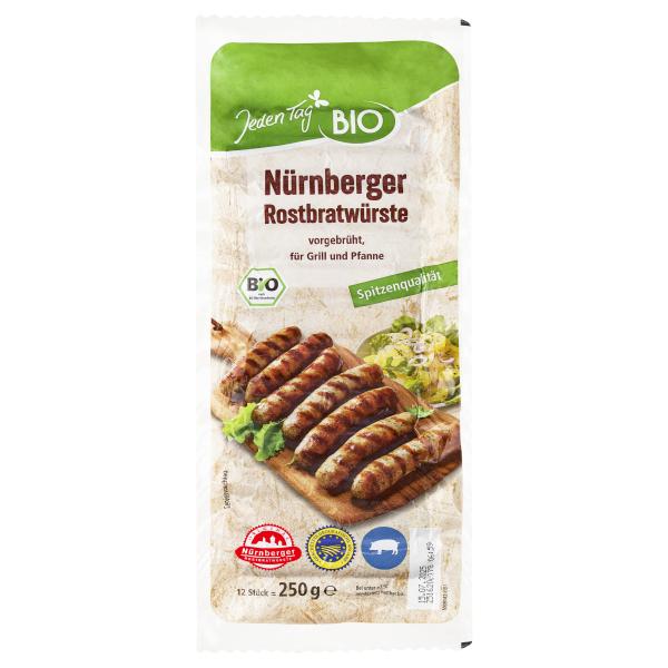Jeden Tag Bio Nürnberger Rostbratwurst