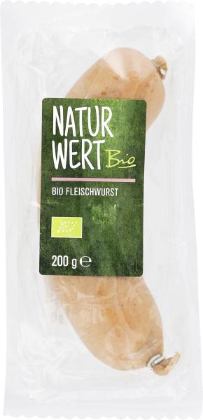 NaturWert Bio Fleischwurst Hörnchen