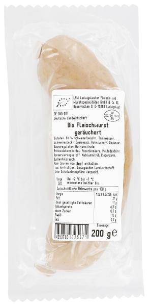NaturWert Bio Fleischwurst Hörnchen