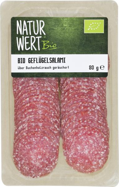 NaturWert Bio Geflügelsalami