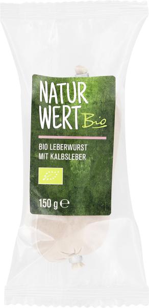 NaturWert Bio Leberwurst mit Kalbsleber