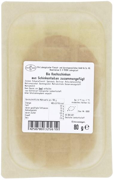 NaturWert Bio Kochschinken in Scheiben