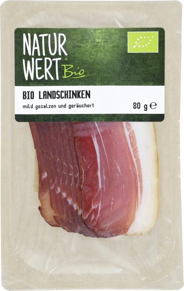 NaturWert Bio Landschinken in Scheiben