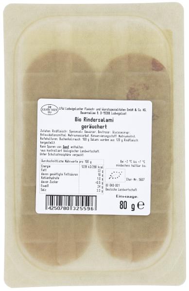 NaturWert Bio Rindersalami