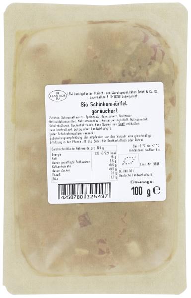 NaturWert Bio Schinkenwürfel