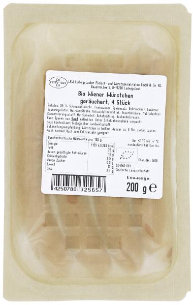NaturWert Bio Wiener Würstchen
