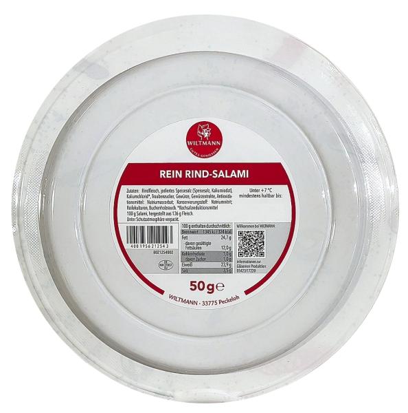 Wiltmann Rein Rind Salami