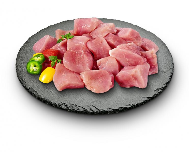 Schinkengulasch vom Schwein