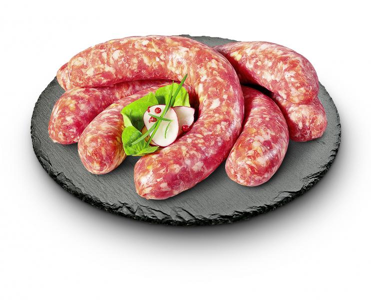 Grobe Bratwurst vom Schwein